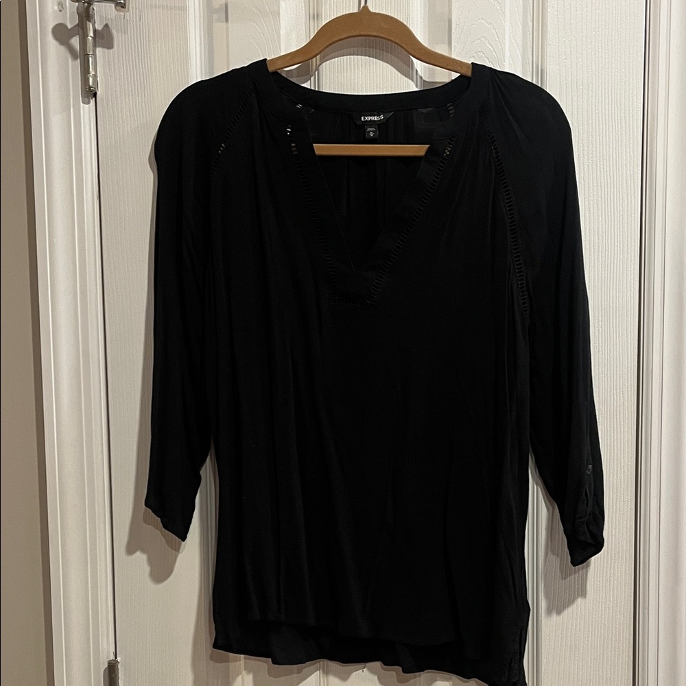 Express Women's Black Blouse